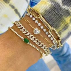 8.5mm Paperclip Chain Bracelet
