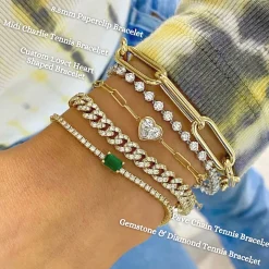 8.5mm Paperclip Chain Bracelet