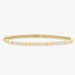 Nikita Studded Pave Diamond Bangle Bracelet