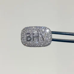 Pave Diamond Cuff Links