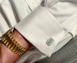 Pave Diamond Cuff Links