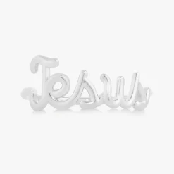 "Jesus" Gold Wire Script Ring