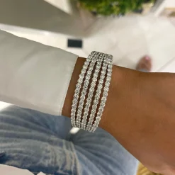 Rivetta Diamond Bangle Bracelet 21.66 ctw