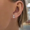 Sisk Two Stone Stud Earrings