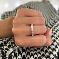 Tavia Asscher Cut Diamond Eternity Band