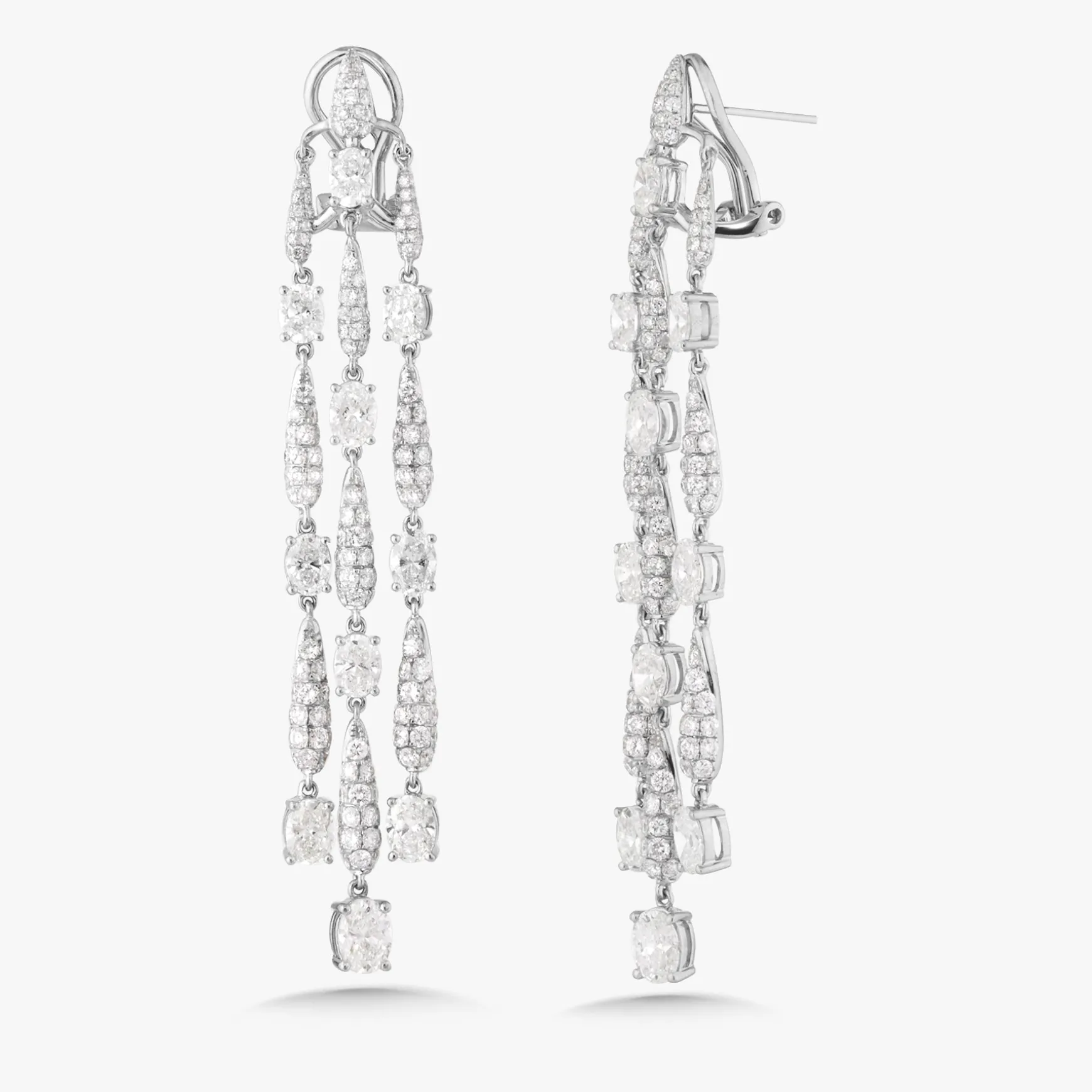 Tropez Diamond Dangle Earrings 9.05 ctw