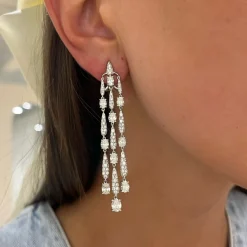 Tropez Diamond Dangle Earrings 9.05 ctw