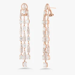 Tropez Diamond Dangle Earrings 9.05 ctw