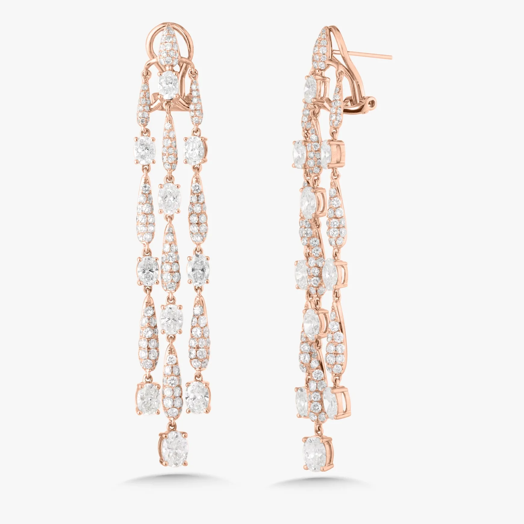 Tropez Diamond Dangle Earrings 9.05 ctw
