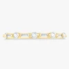 Vadella Baguette & Round Diamond Band 0.36 ctw
