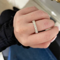 Valentina Princess Cut Diamond Band 2 ctw